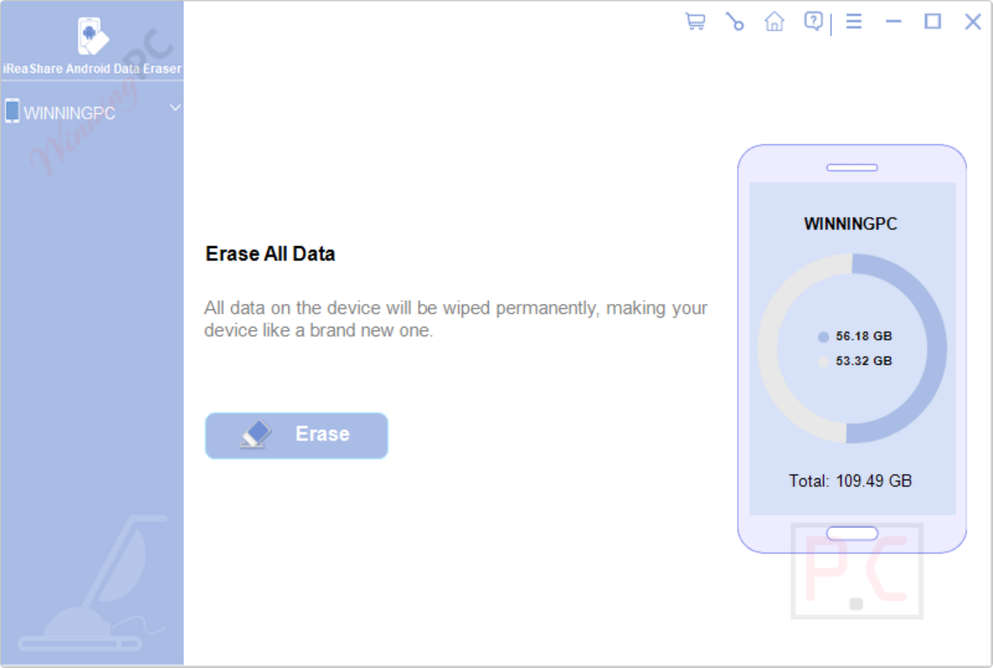 Ireashare android data eraser 1 year free license code 2025