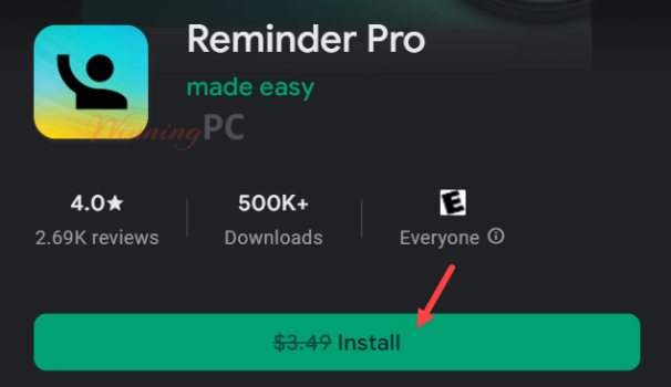 Reminderer Reminder Pro Android App Giveaway Download 2026