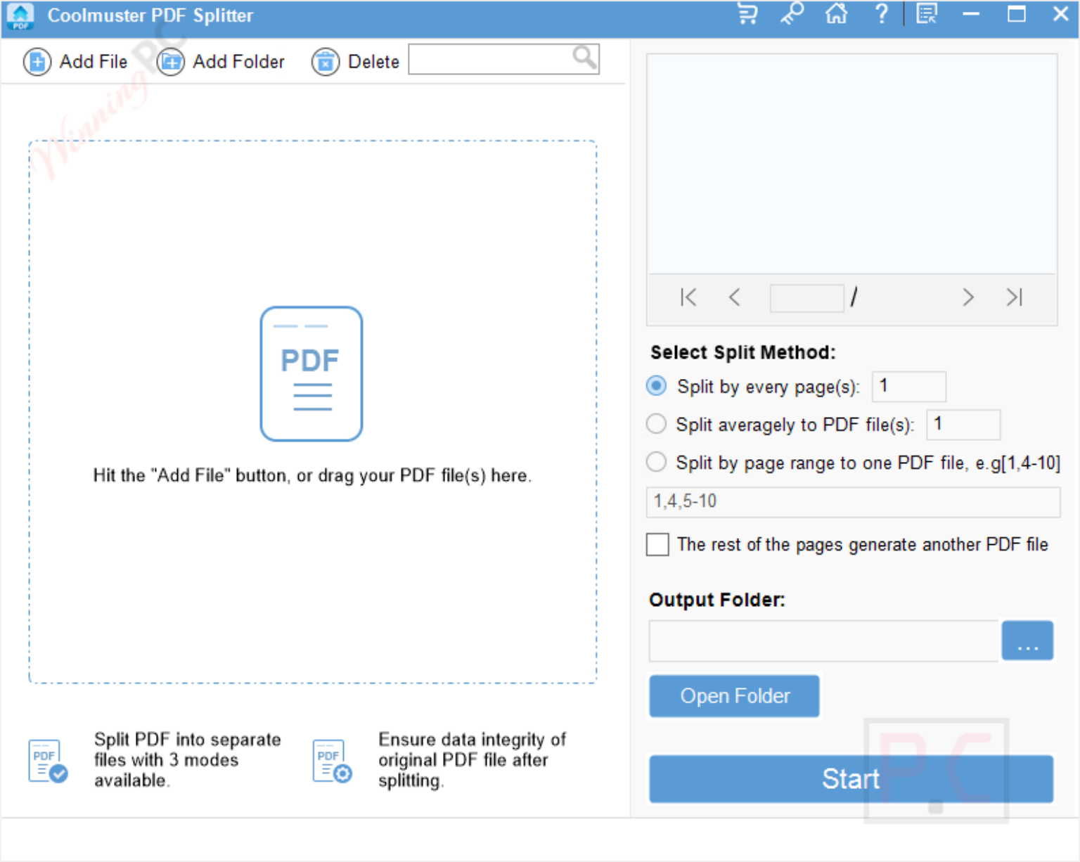 Coolmuster PDF Splitter