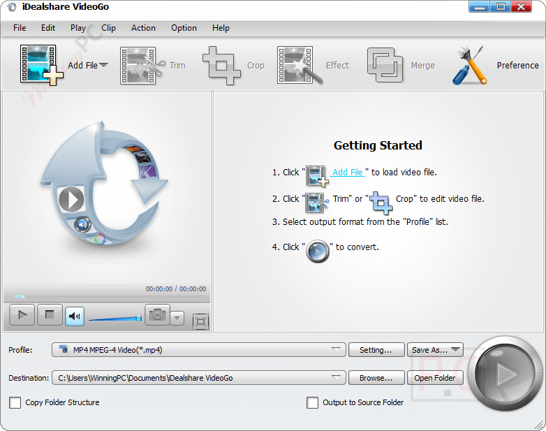 iDealshare VideoGo Main Screenshot Free