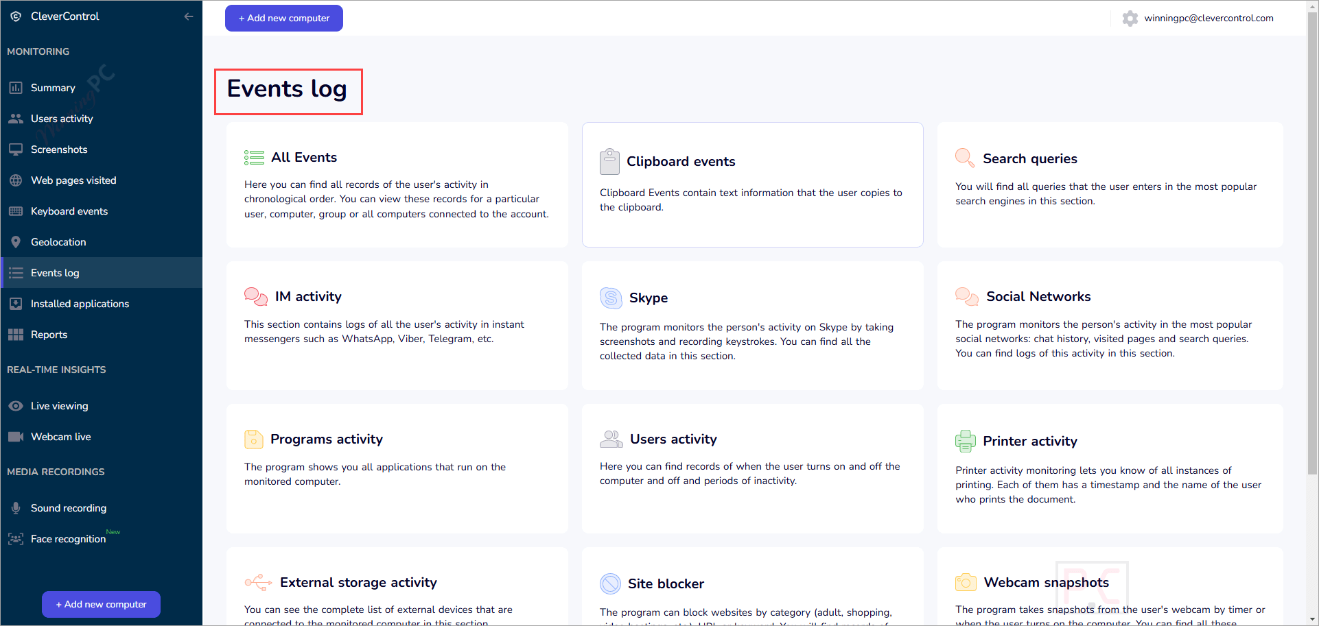 event log clevercontrol event log clevercontrol