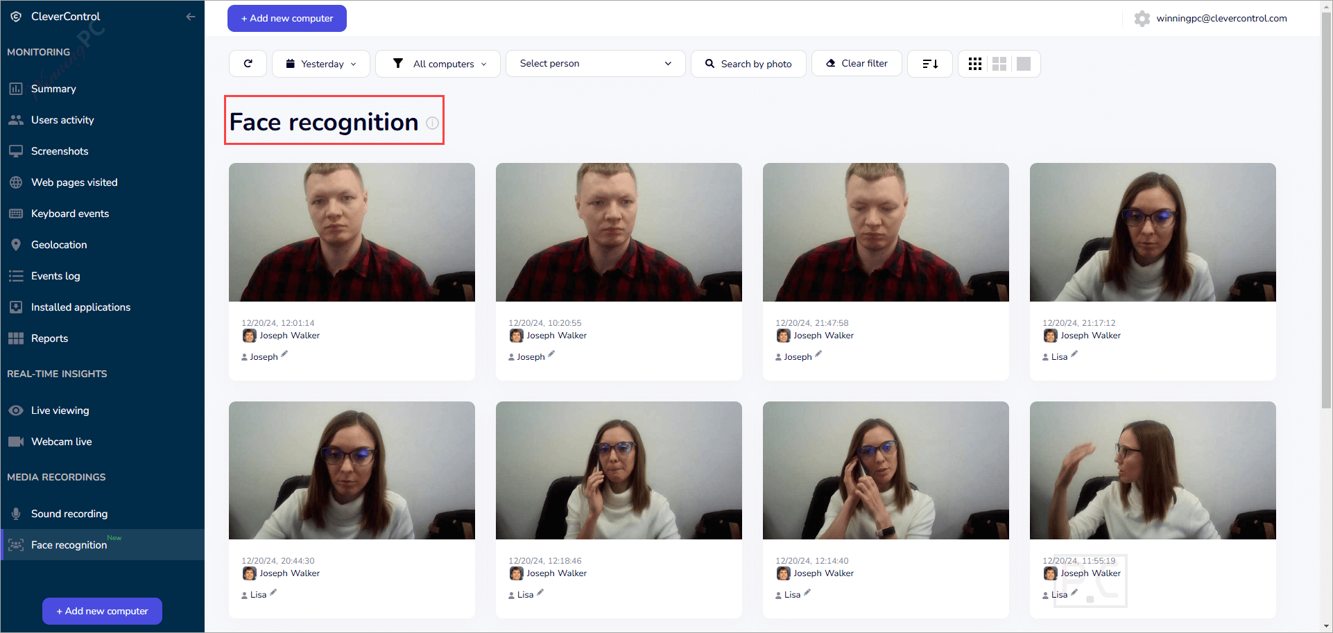face recognition clevercontrol face recognition clevercontrol
