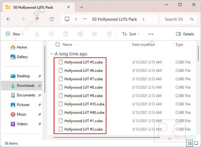 hollywood luts pack for free Hollywood LUTs Pack