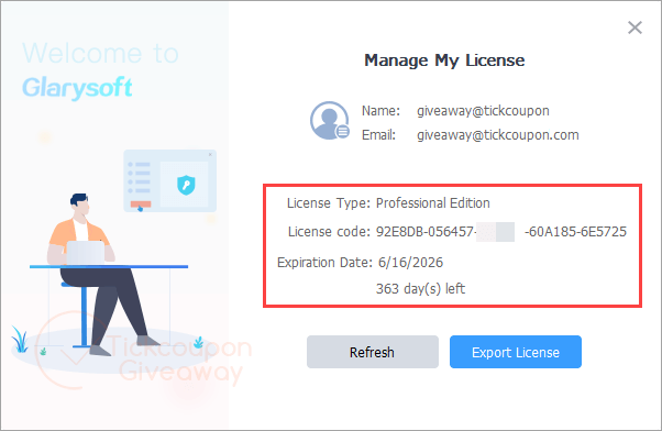 glary utilities pro free manage license