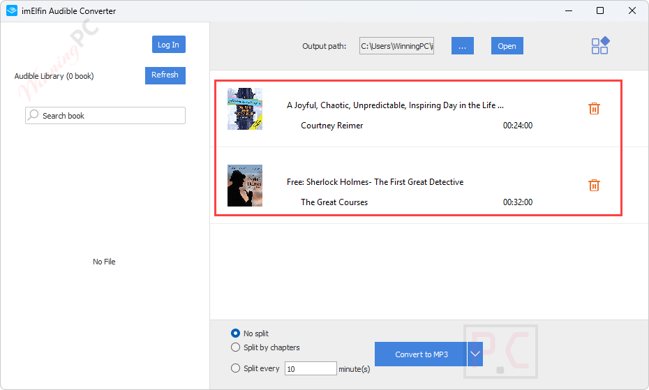 add file imelfin audible converter add file imelfin audible converter