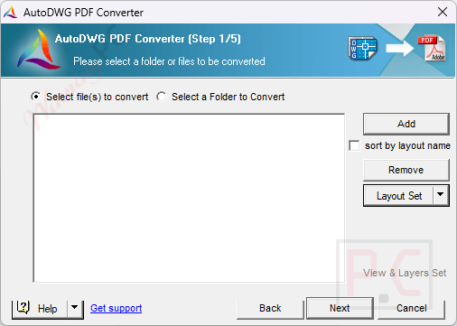 AutoDWG DWG to PDF Converter Screenshot