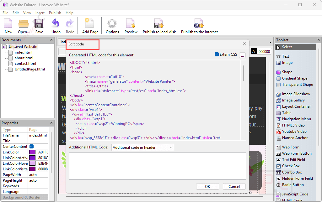 edit code ambiera websitepainter edit code ambiera websitepainter