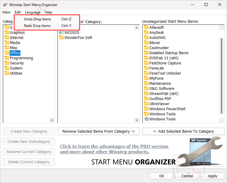 edit winstep start menu organizer pro edit winstep start menu organizer pro