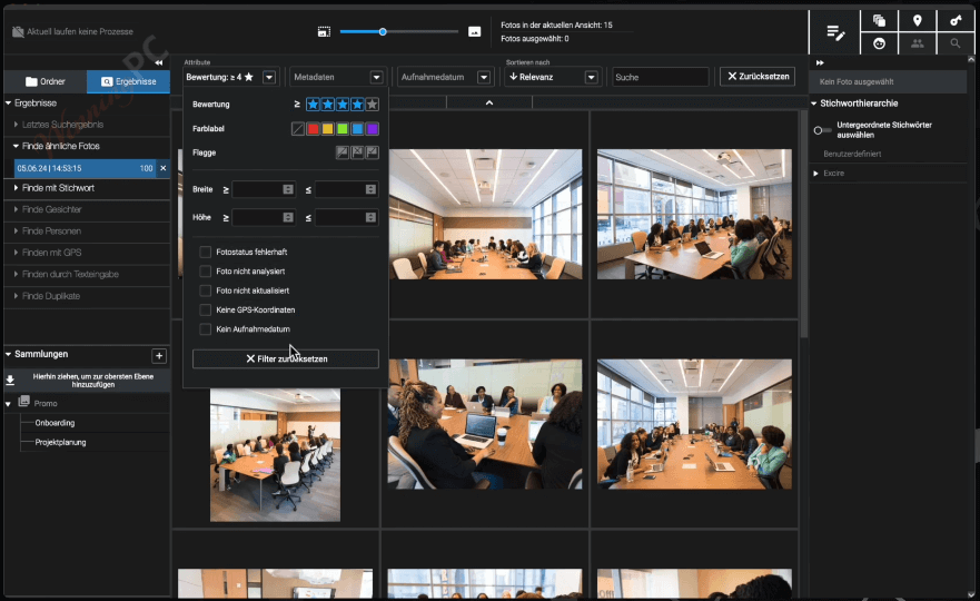 excire foto office edition filter screenshot excire foto office edition filter screenshot