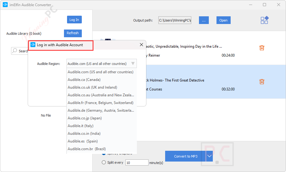 login imelfin audible converter login imelfin audible converter