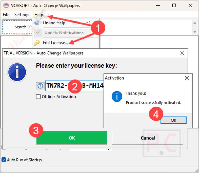Vovsoft Auto Change Wallpapers License Key Free 2026