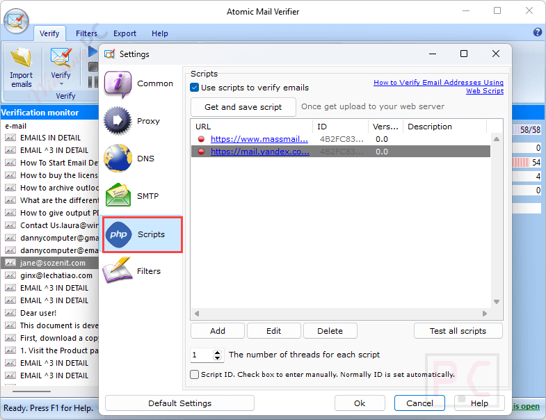 scripts atomic mail verifier scripts atomic mail verifier