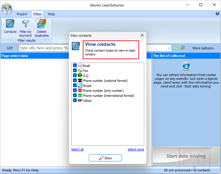view contacts atomic lead view contacts atomic lead