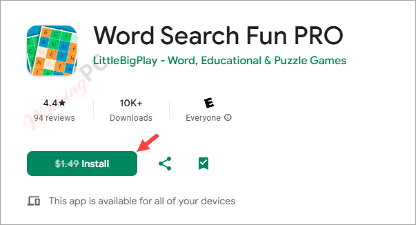 word search fun pro giveaway Word Search Fun PRO App for Android Giveaway