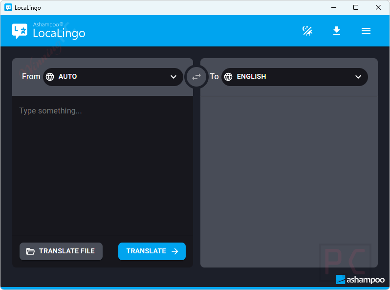 ashampoo localingo main screenshot ashampoo localingo main screenshot