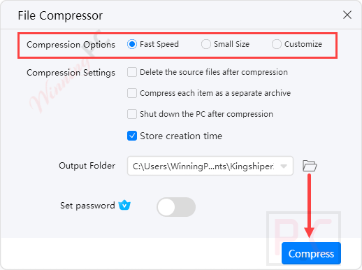 compress kingshiperzip compress kingshiperzip