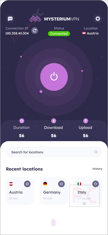 connected mysterium vpn Mysterium VPN