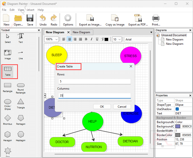 create table ambiera diagrampainter create table ambiera diagrampainter