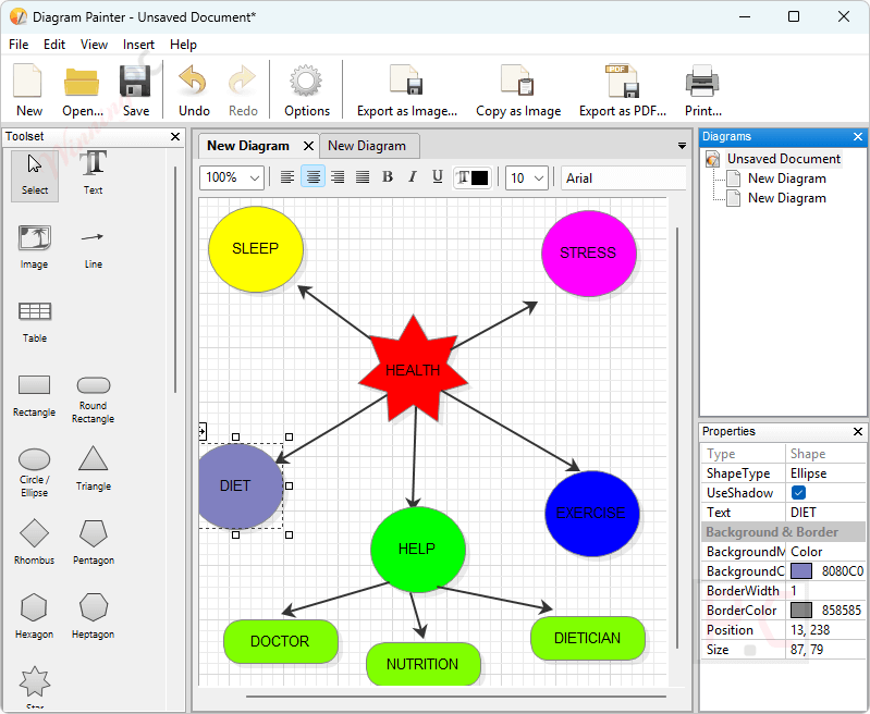 diagrams ambiera diagrampainter Ambiera DiagramPainter