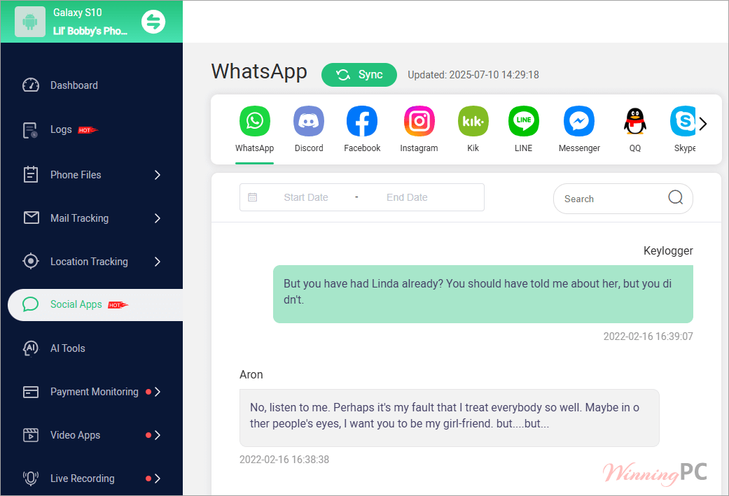 famiguard pro screenshot social apps famiguard pro screenshot social apps