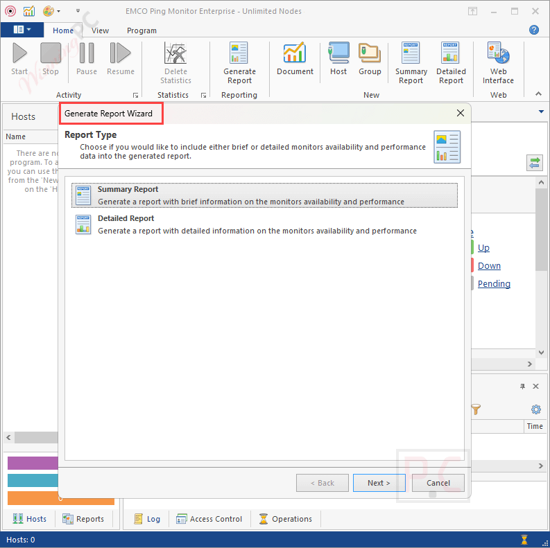 generate report wizard emco ping monitor generate report wizard emco ping monitor
