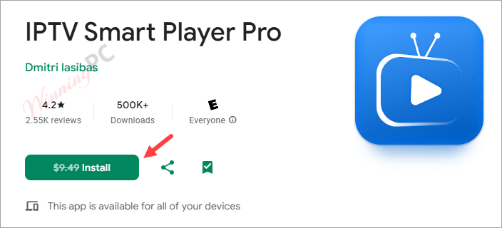 IPTV Smart Player Pro for Android Giveaway