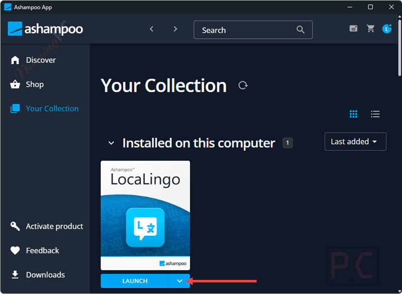 launch ashampoo localingo launch ashampoo localingo