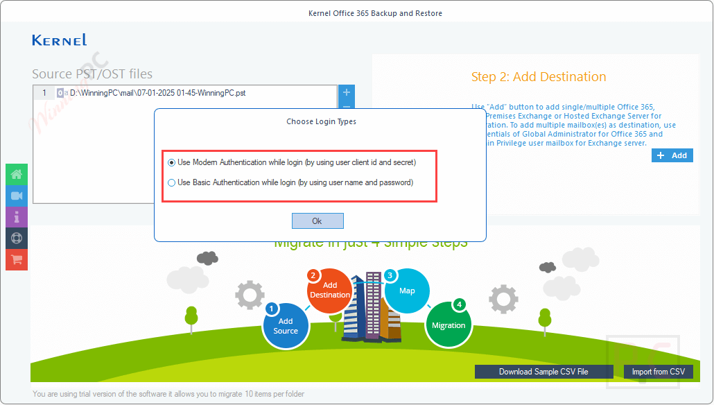 modern authentication kernel office 365 backup and restore modern authentication kernel office 365 backup and restore
