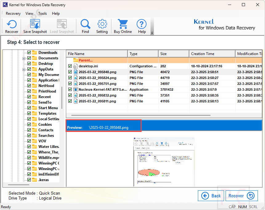 preview kernel for windows data recovery preview kernel for windows data recovery