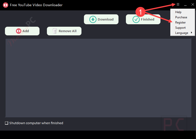 register youtube video downloader register youtube video downloader