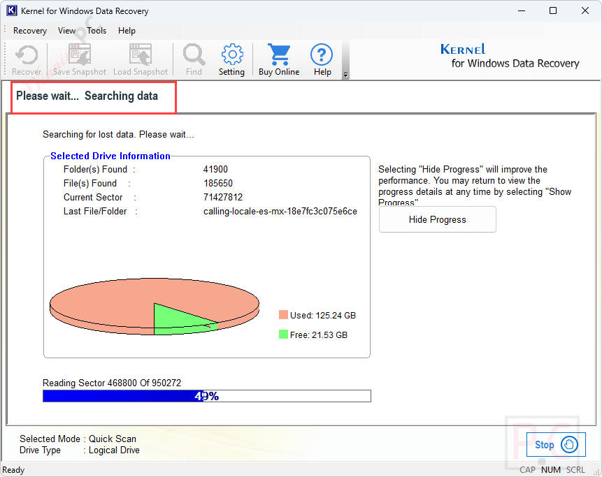 searching data kernel for windows data recovery searching data kernel for windows data recovery