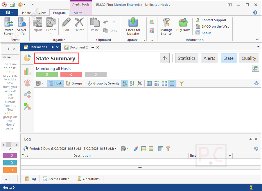 state summary emco ping monitor state summary emco ping monitor