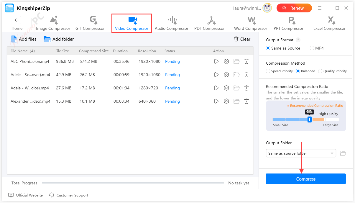 video compressor kingshiperzip video compressor kingshiperzip