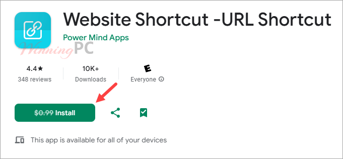 website shortcut url shortcut giveaway Website Shortcut -URL Shortcut App Giveaway