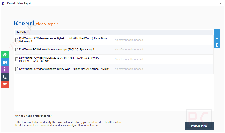 add file kernel video repair add file kernel video repair