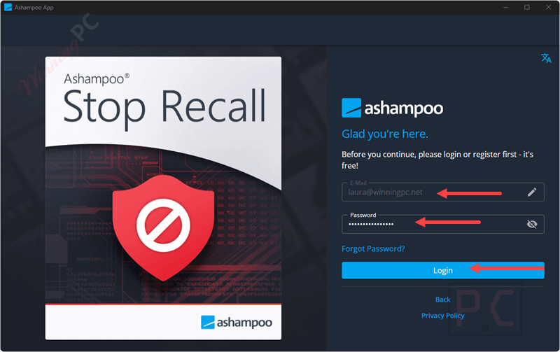 login ashampoo stop recall login ashampoo stop recall