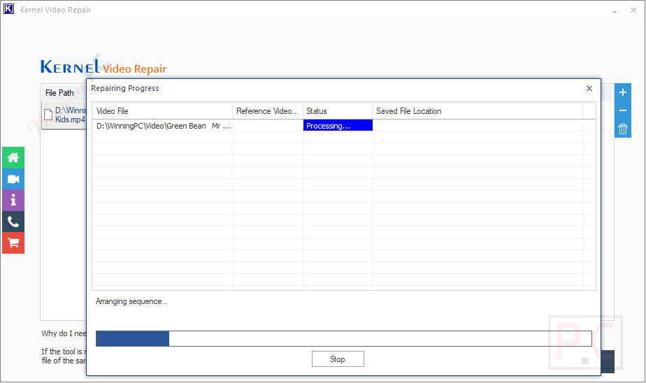 progressing kernel video repair progressing kernel video repair