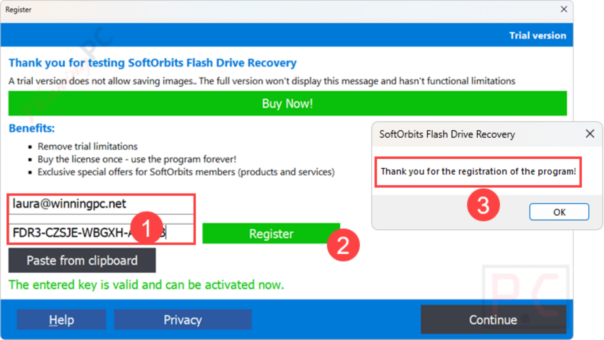 SoftOrbits Flash Drive Recovery Free License Code 2026