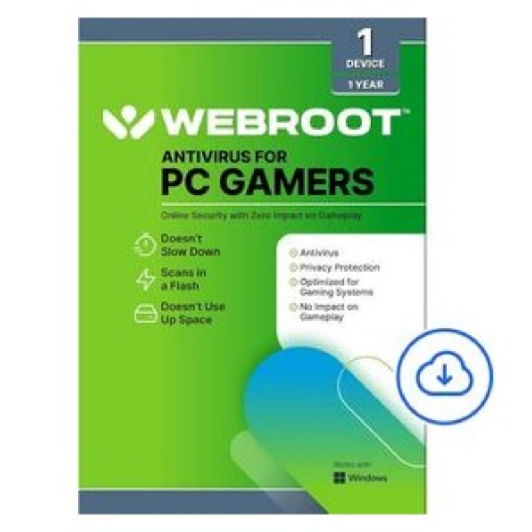 Webroot AntiVirus for PC Gamers