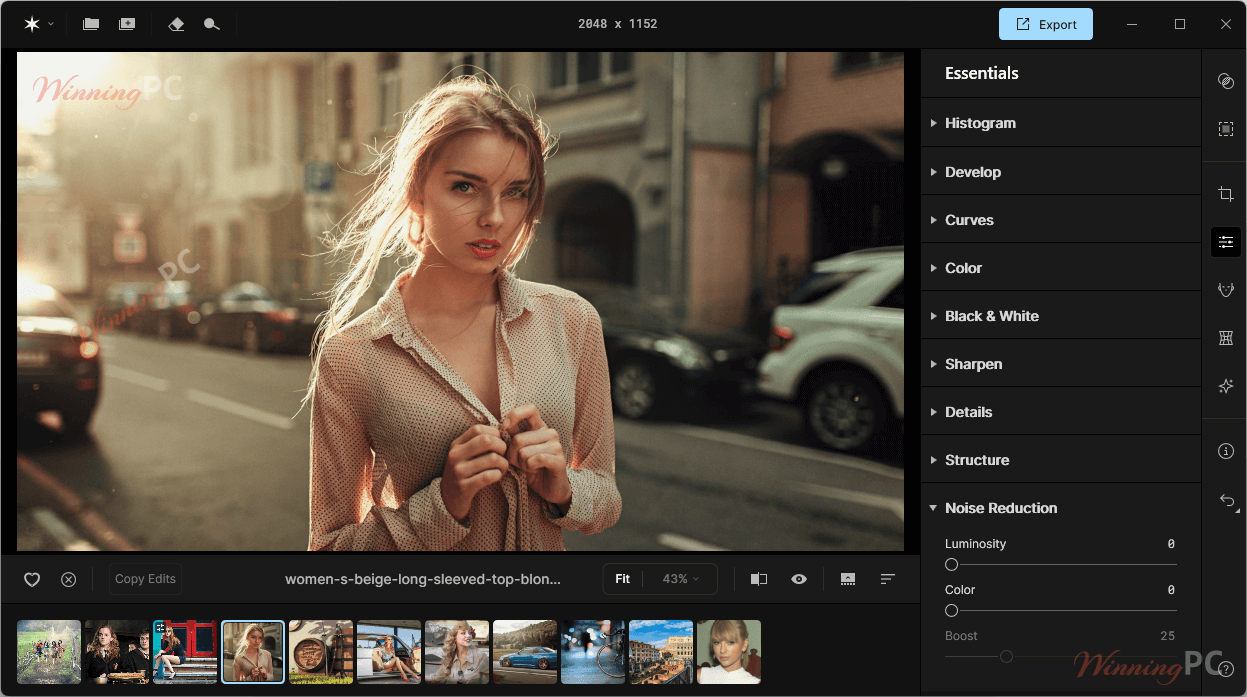 Aperty Portrait Photo Editor Screenshot