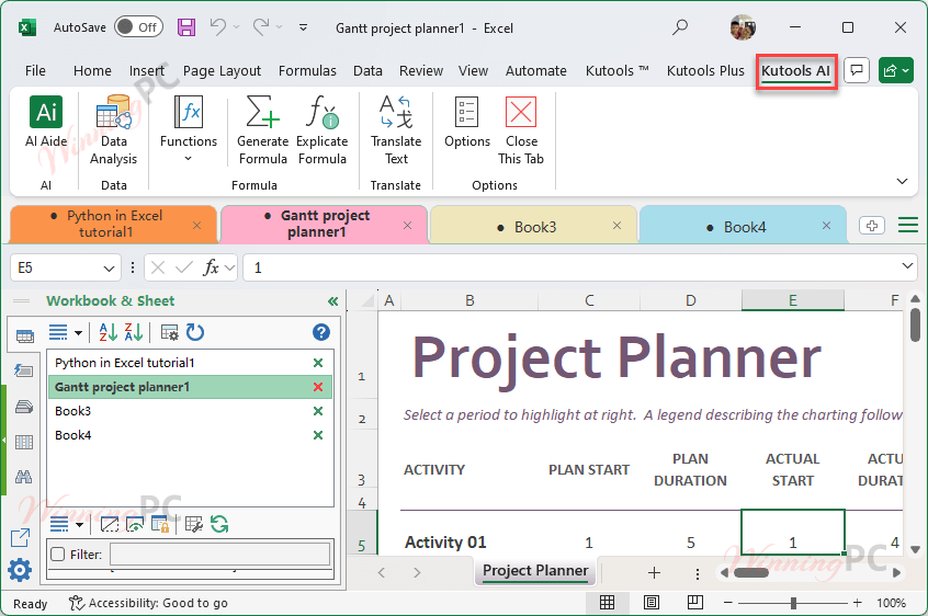 kutools for excel AI screenshot kutools for excel AI screenshot
