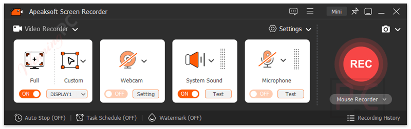 Apeaksoft Screen Recorder