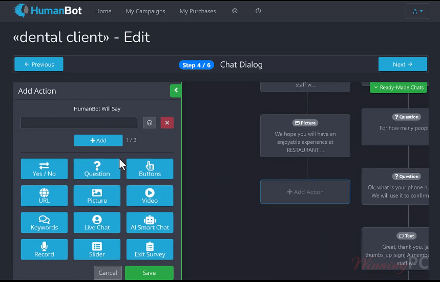 humanbot chat add actions humanbot chat add actions