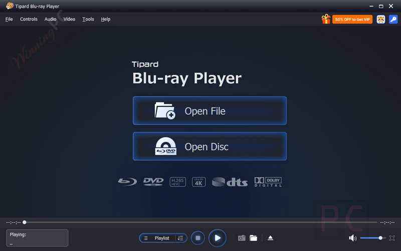 tipard blu ray player main screenshot free Tipard Blu-ray Player