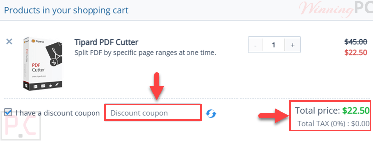 tipard pdf cutter coupon code