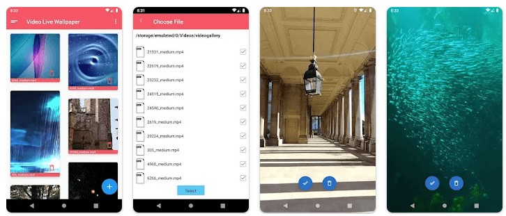 video live wallpaper maker app screenshot Android App Giveaway: Video Live Wallpaper Maker