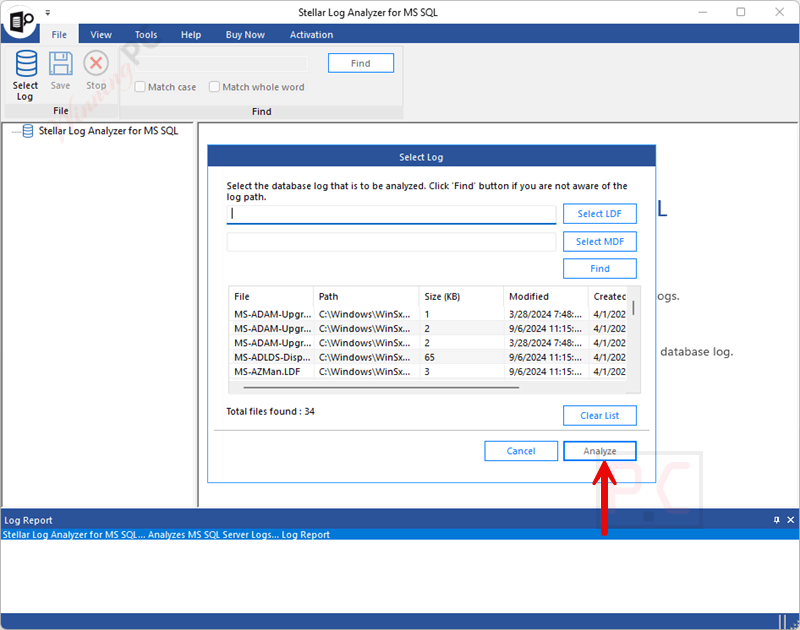analyze stellar log analyzer for ms sql analyze stellar log analyzer for ms sql