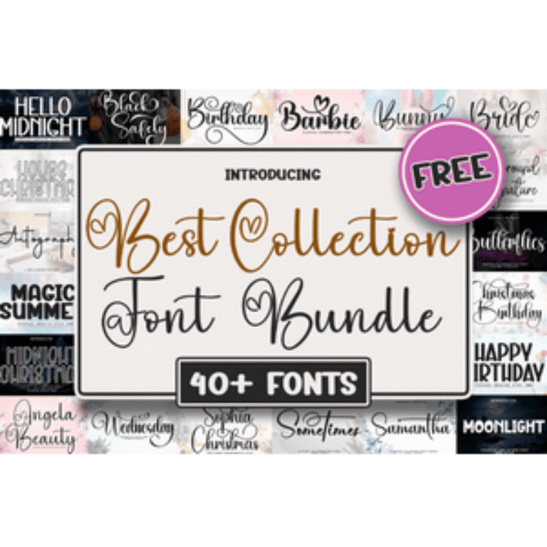 Best Collection Font Bundle