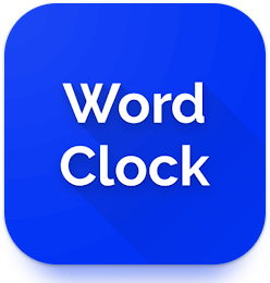 clock widget word clock logo