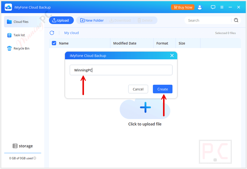 create folder imyfone cloud backup create folder imyfone cloud backup